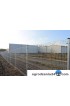 Zestaw ogrodzenie panelowe ocynk + RAL 7016 H =1530mm + podmurówka 25cm - Ø4mm oczko 50x200mm ( 1mb )