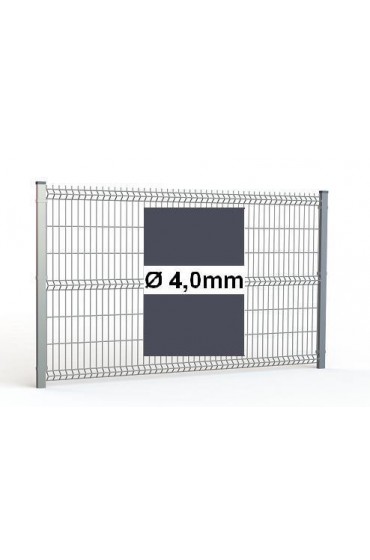 Zestaw ogrodzenie panelowe ocynk + RAL 7016 H=1030mm Ø4mm oczko 50x200mm ( 1mb )