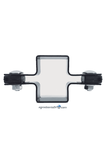 OBEJMA PRZELOTOWA 60x40mm Ral 9005 W ZESTAWIE ZE ŚRUBAMI OBEJMA PRZELOTOWA 60x40mm Ral 9005 W ZESTAWIE ZE ŚRUBAMI